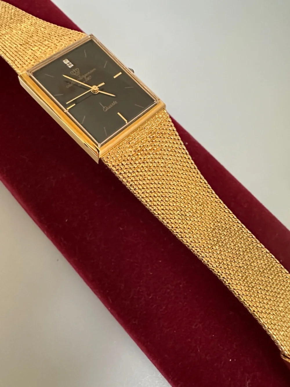 Jules Jürgensen Gold-Tone Men’s Quartz Dress Watch - Black Dial